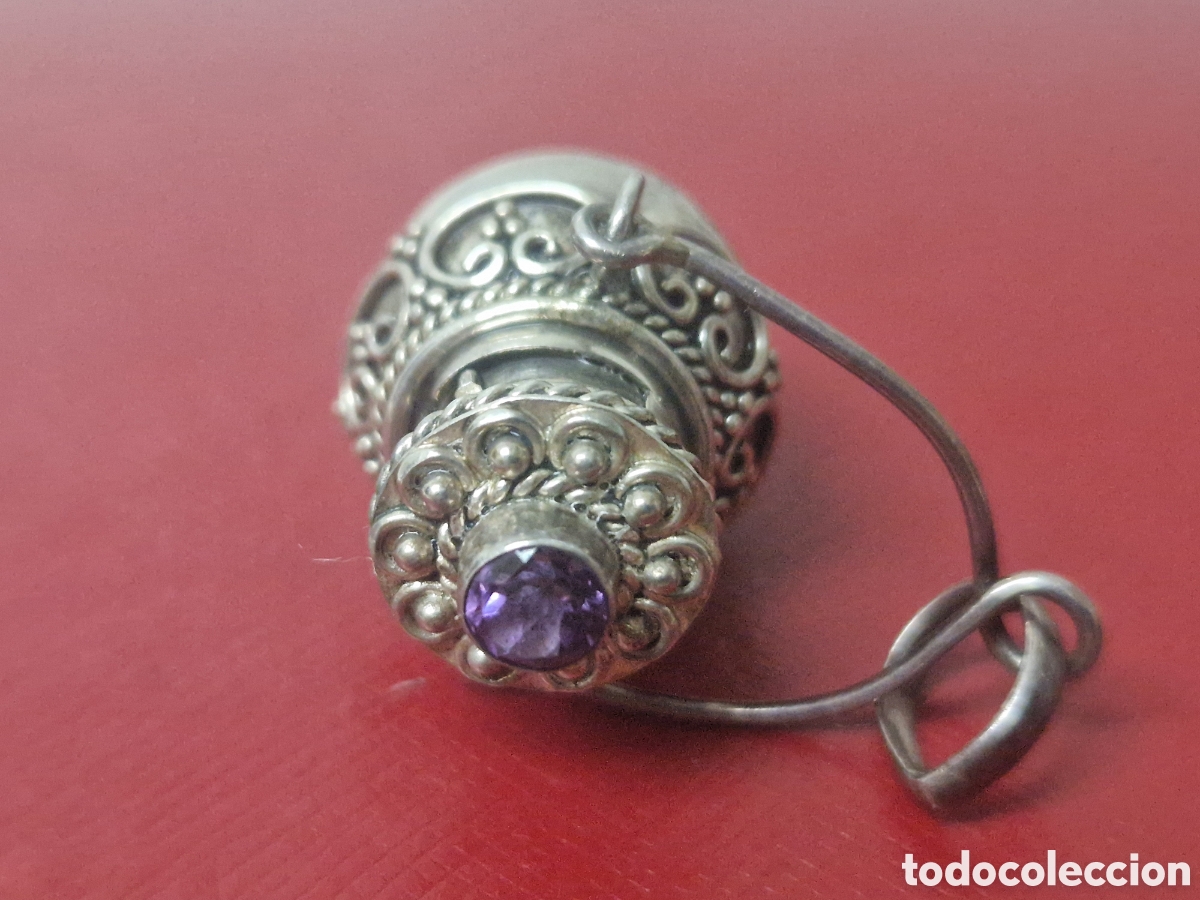 Joyeria: PRECIOSA CANTORA ANTIGUA EN PLATA DE LEY - Foto 9