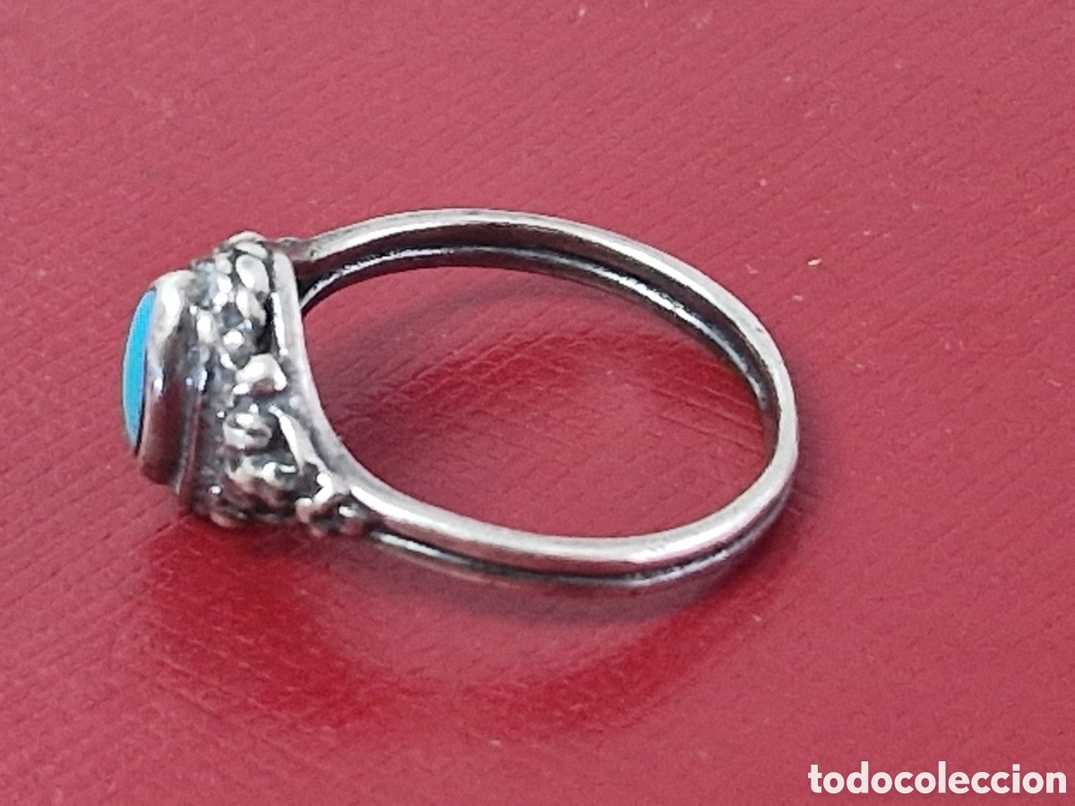Joyeria: ANILLO DE PLATA Y TURQUESA - Foto 5