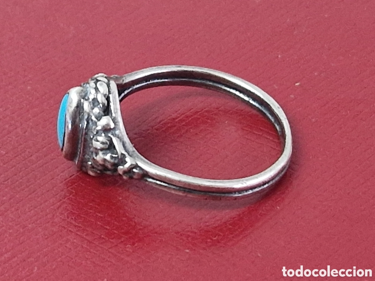 Joyeria: ANILLO DE PLATA Y TURQUESA - Foto 6