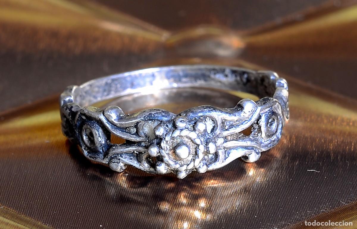 Joyeria: SINGULAR Y ORIGINAL ANILLO DE PLATA ANTIGUA - Foto 1