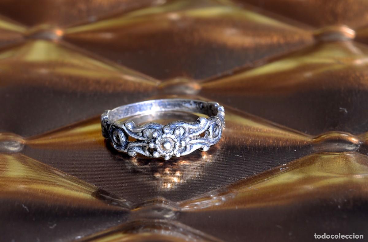Joyeria: SINGULAR Y ORIGINAL ANILLO DE PLATA ANTIGUA - Foto 4