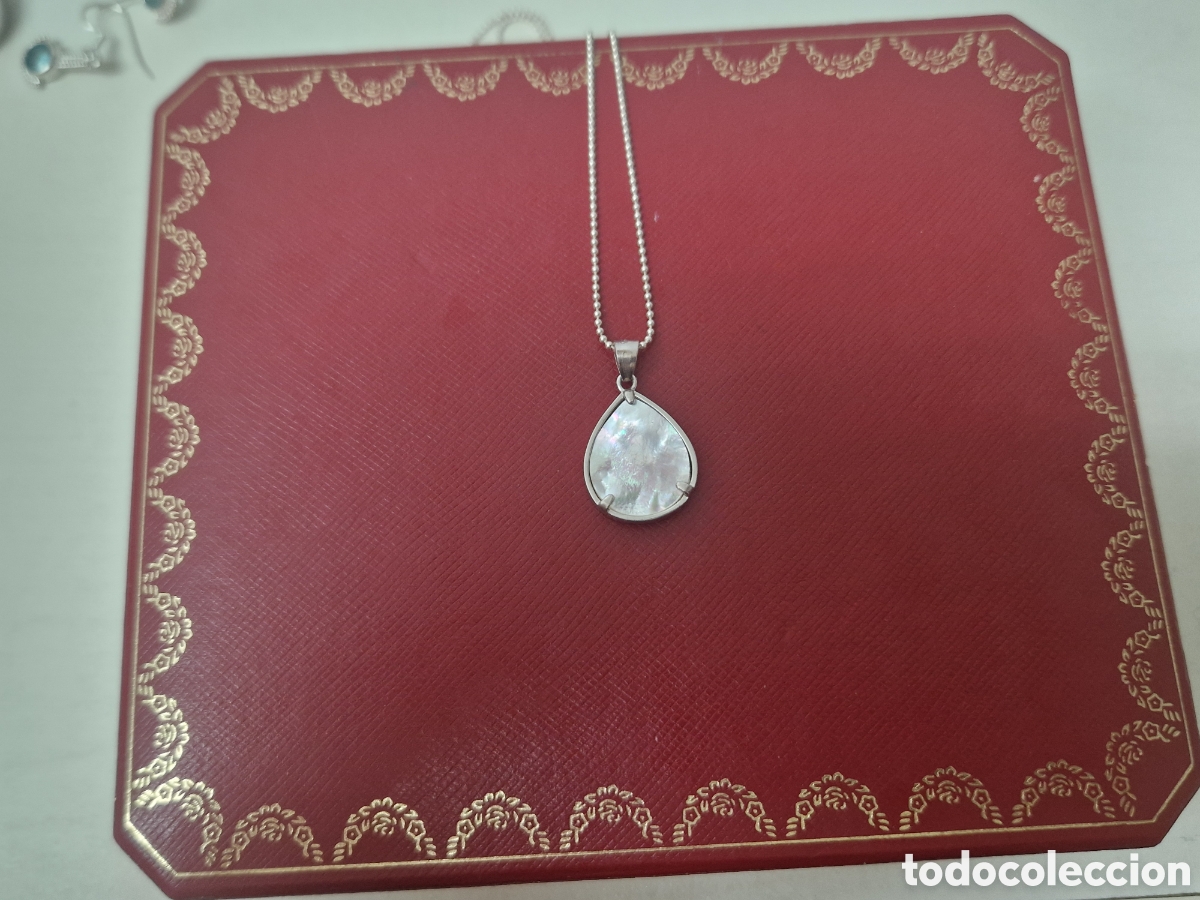 Joyeria: CADENA Y COLGANTE EN PLATA Y NACAR - Foto 6