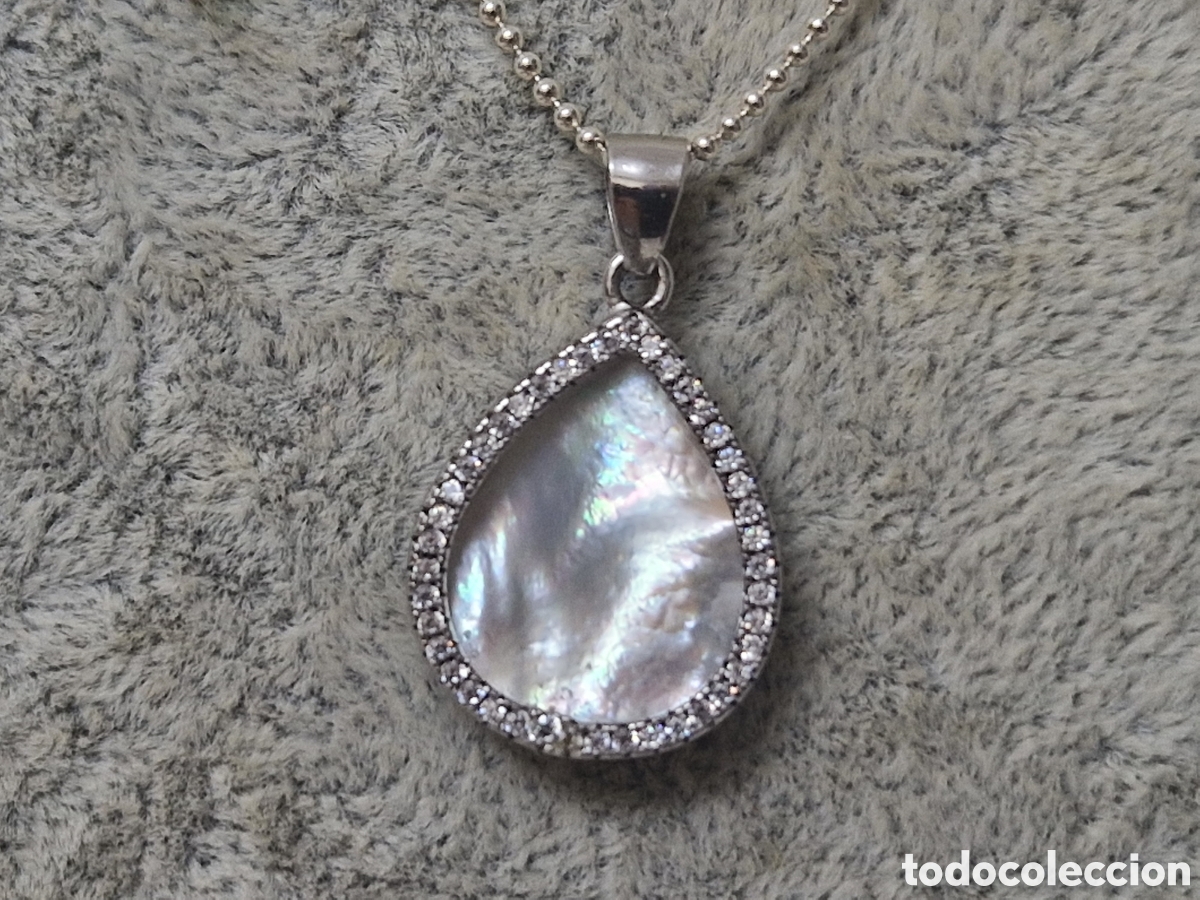Joyeria: CADENA Y COLGANTE EN PLATA Y NACAR - Foto 7