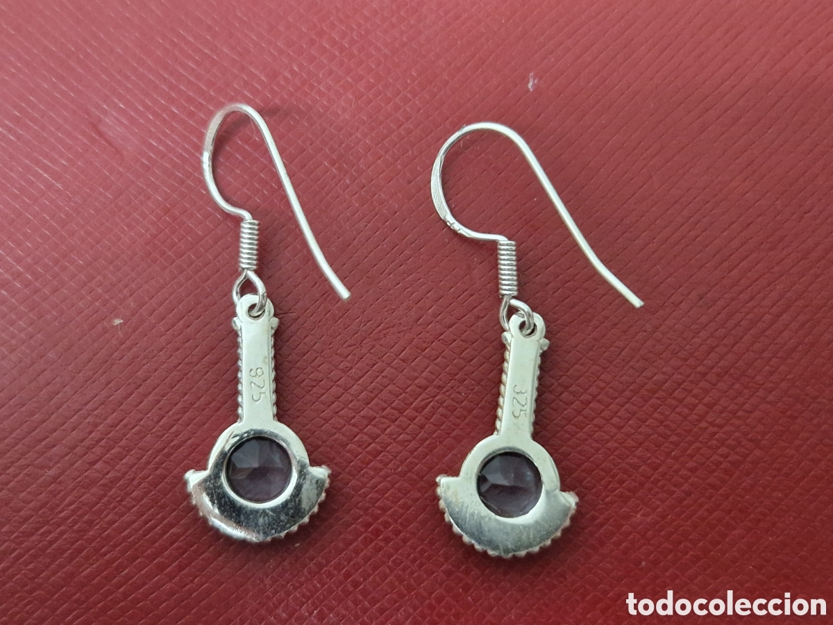 Joyeria: BONITOS PENDIENTES PLATA Y TOPACIOS AZULES NUEVOS - Foto 6