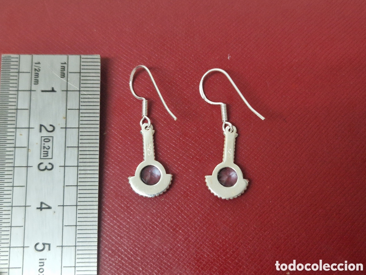 Joyeria: BONITOS PENDIENTES PLATA Y TOPACIOS AZULES NUEVOS - Foto 7