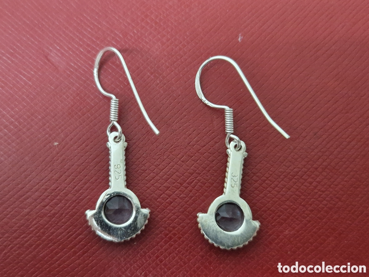 Joyeria: BONITOS PENDIENTES PLATA Y TOPACIOS AZULES NUEVOS - Foto 8