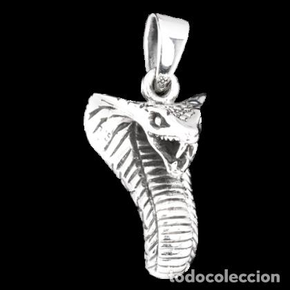 Joyeria: COLGANTE DE PLATA DE LEY DE CABEZA DE COBRA - Foto 1