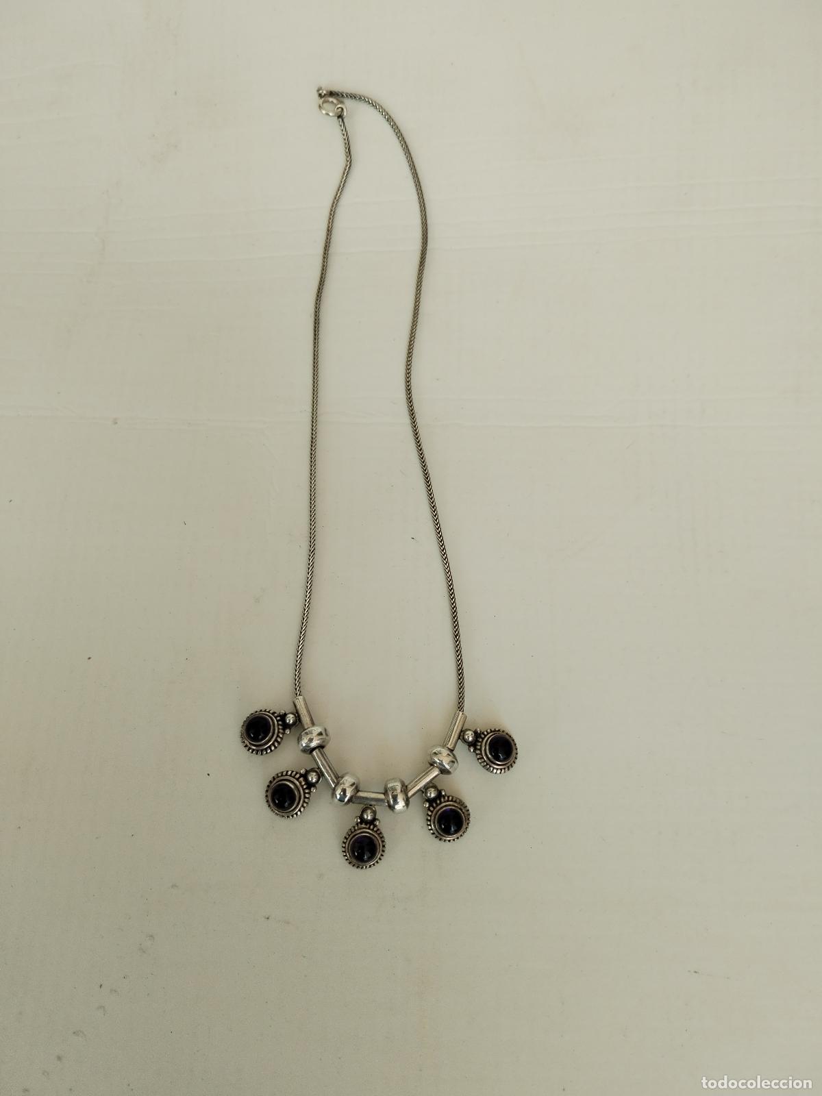 Joyeria: collar cord&oacute;n plata 925 con amatistas - Foto 7