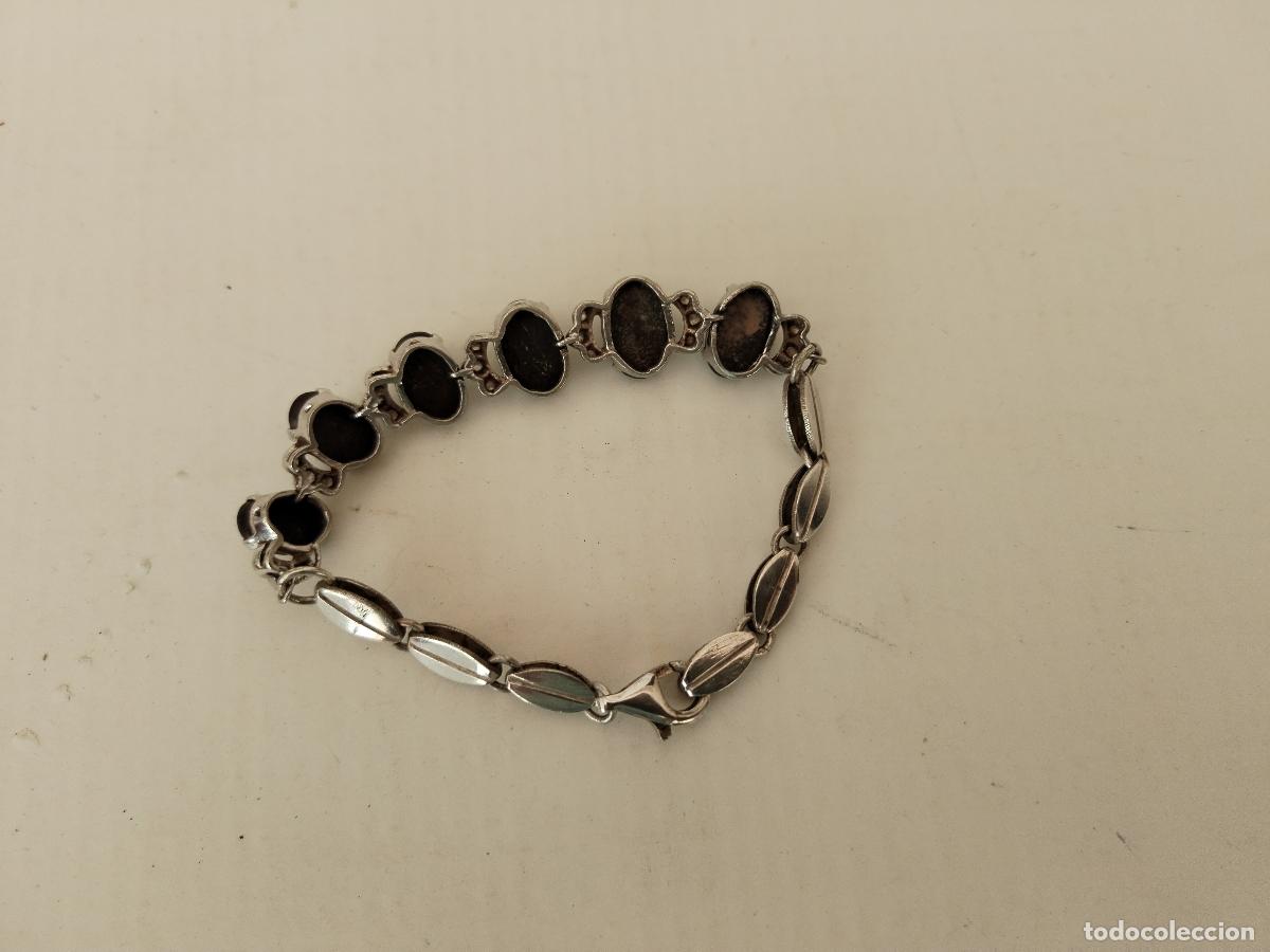 Joyeria: pulsera de plata 925 con abalorios de onix - Foto 7