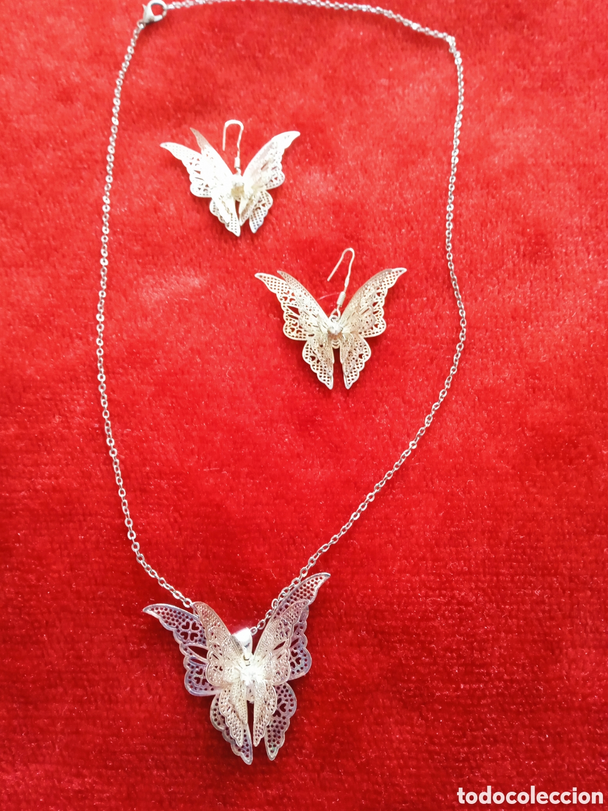 Joyeria: Collar Mariposa a juego pendientes - Foto 8