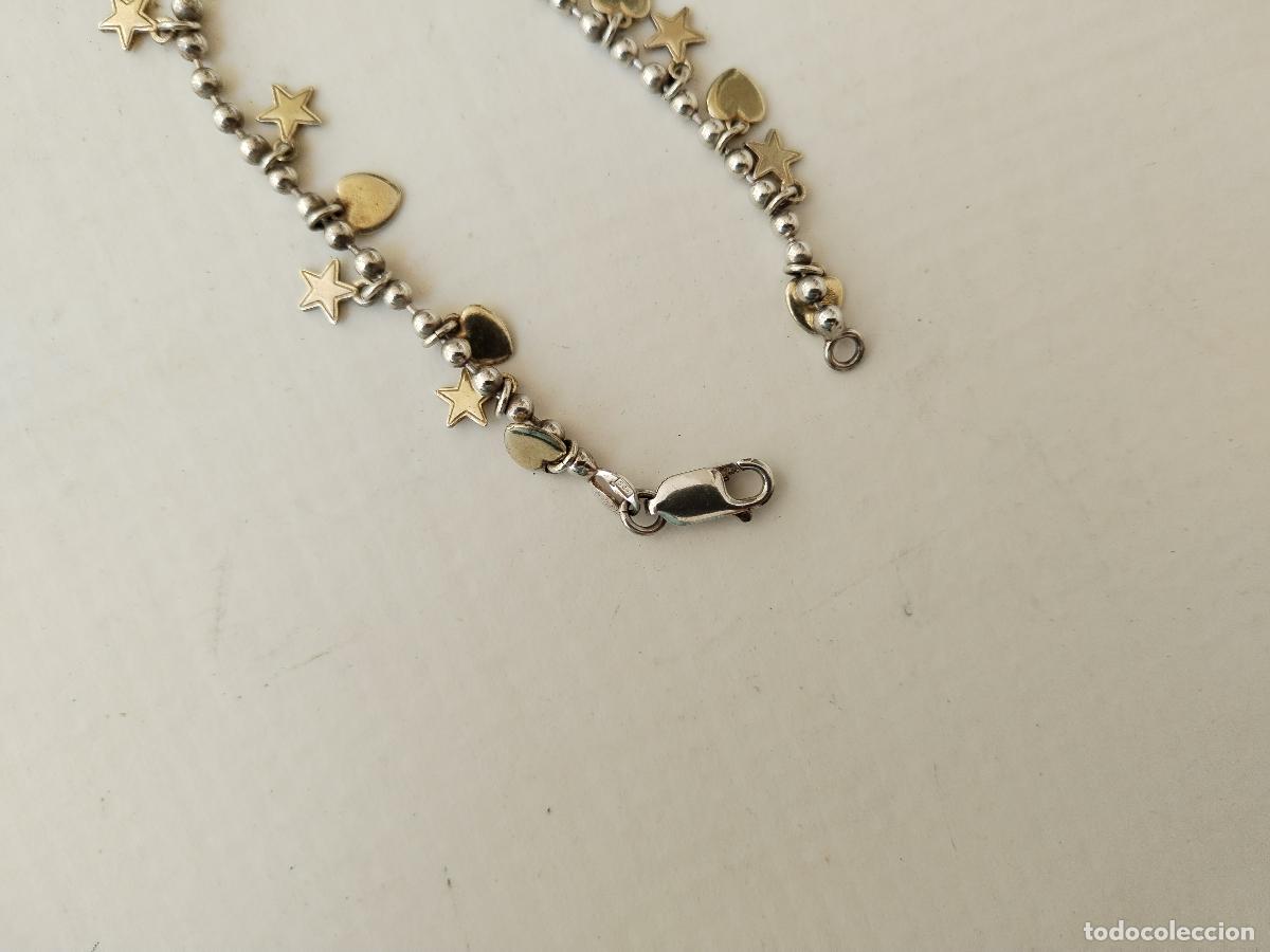 Joyeria: pulsera plata 925 con estrellas y corazones - Foto 4