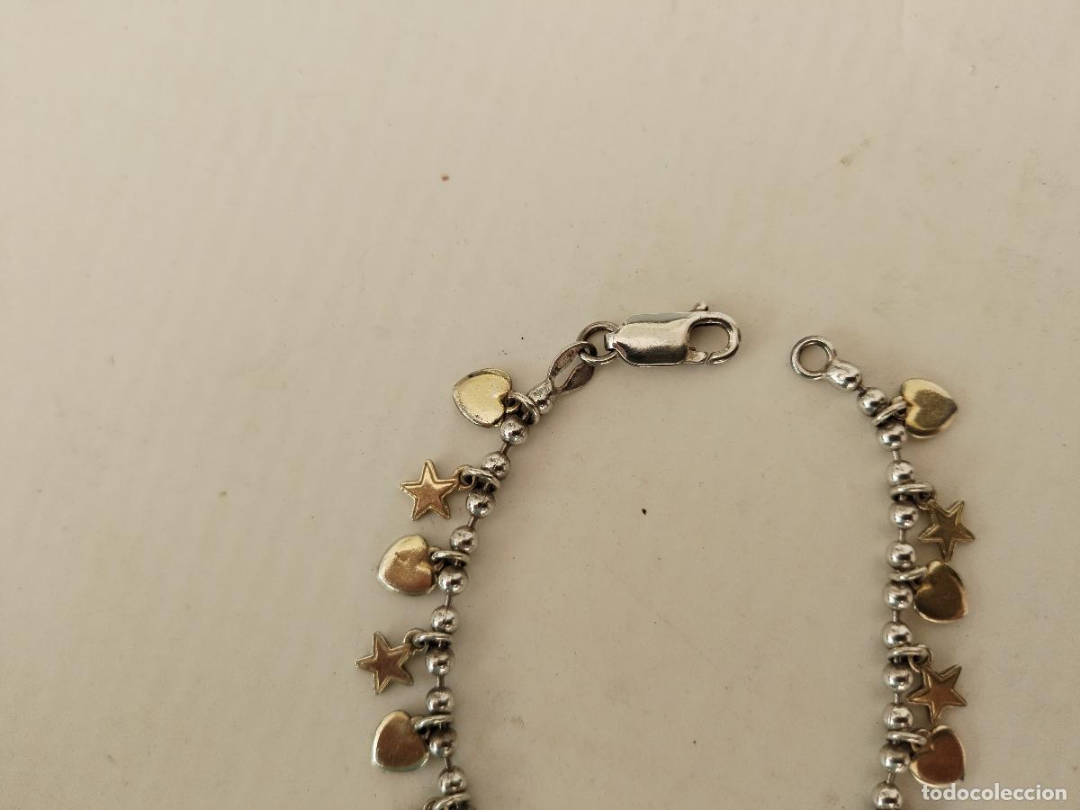Joyeria: pulsera plata 925 con estrellas y corazones - Foto 5
