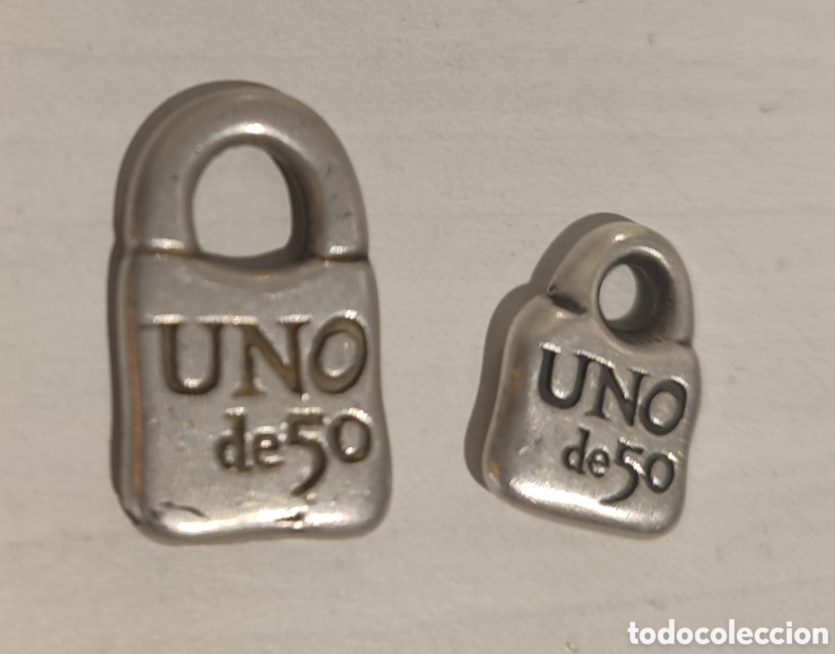 Joyeria: Dos Charms candado de Uno de 50. - Foto 1