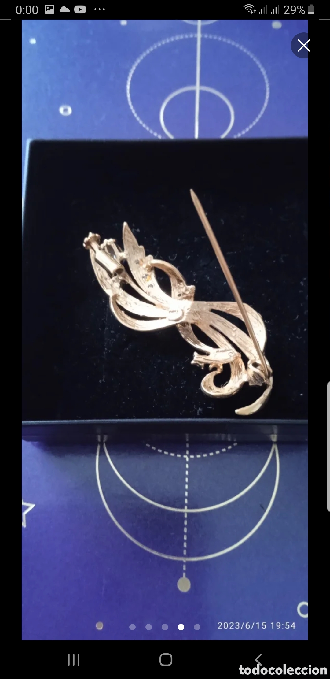 Joyeria: Broche de se&ntilde;ora retro. - Foto 3