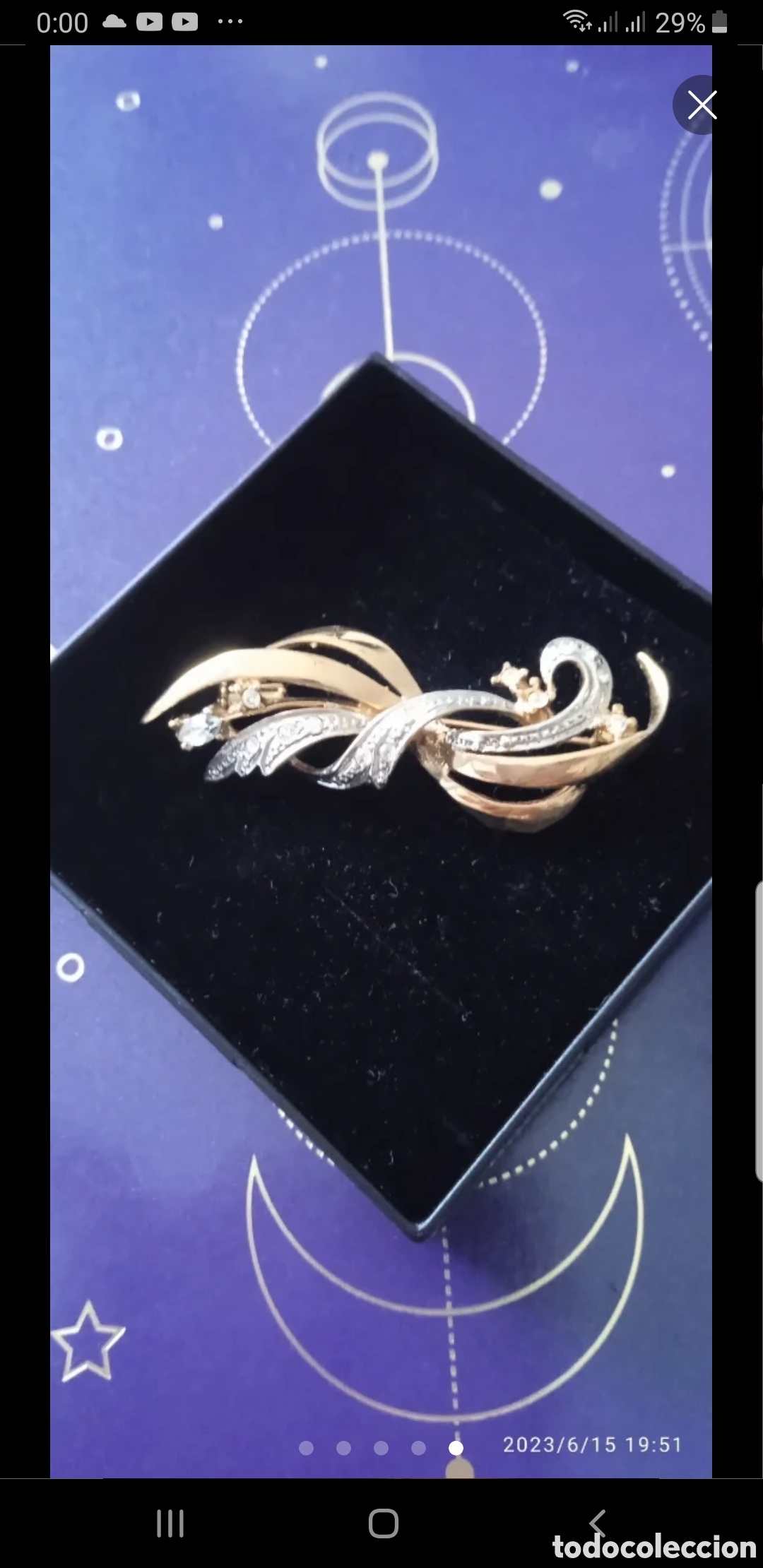 Joyeria: Broche de se&ntilde;ora retro. - Foto 1