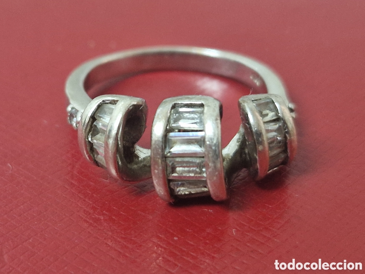 Joyeria: ANILLO DE PLATA Y CIRCONITAS - Foto 4