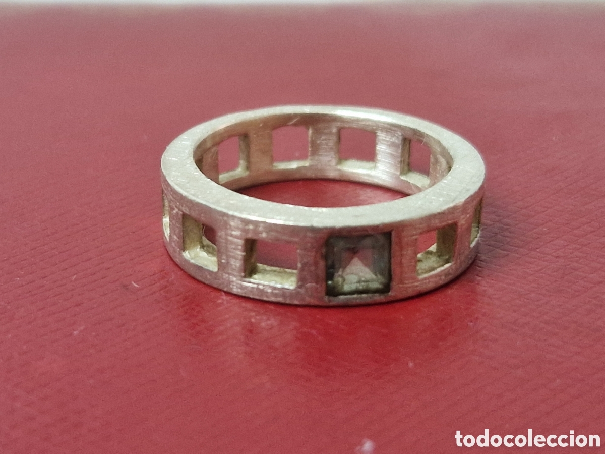 Joyeria: ANILLO DE PLATA DE LEY Y CUARZO VERDE - Foto 5