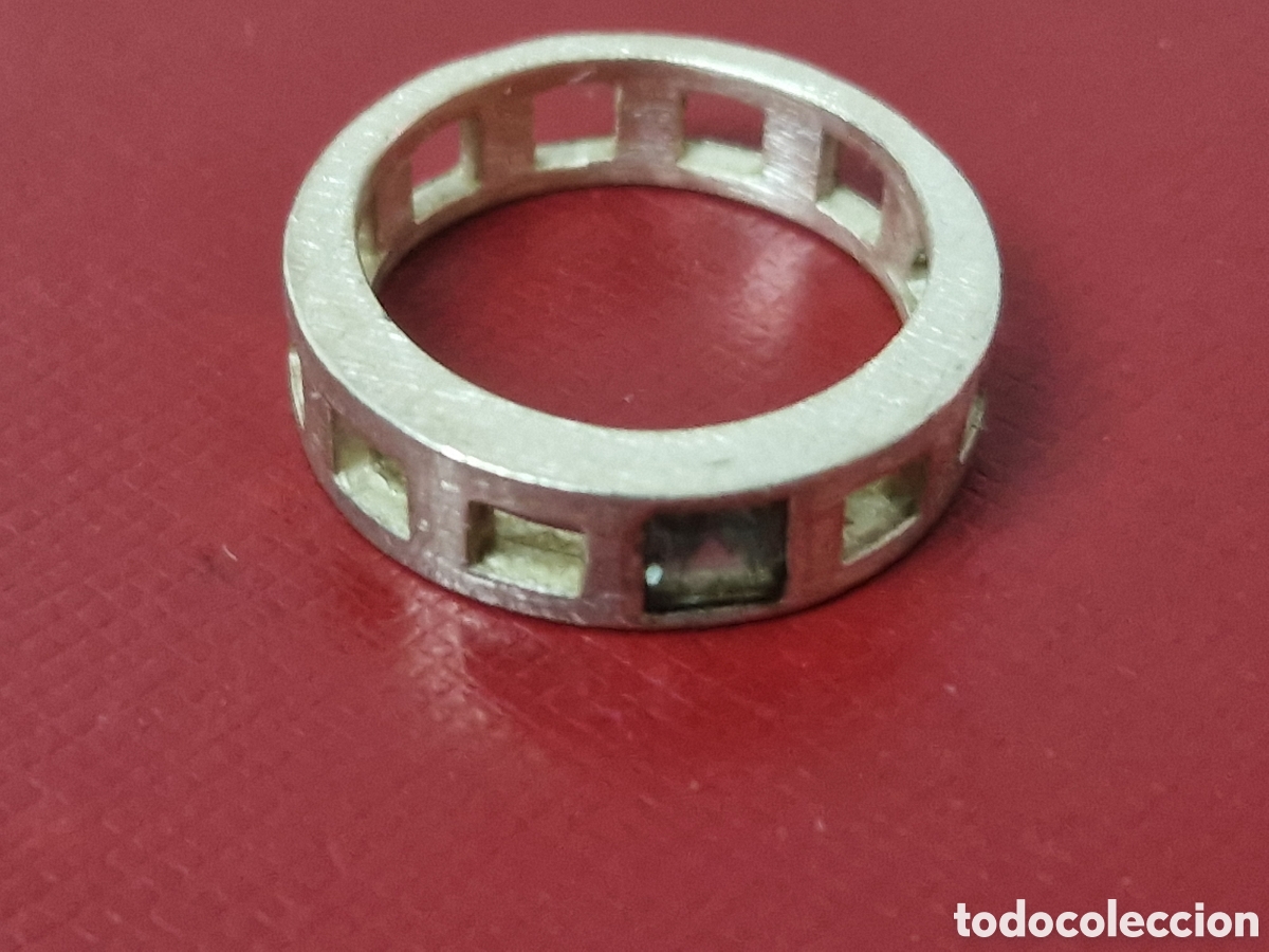 Joyeria: ANILLO DE PLATA DE LEY Y CUARZO VERDE - Foto 6