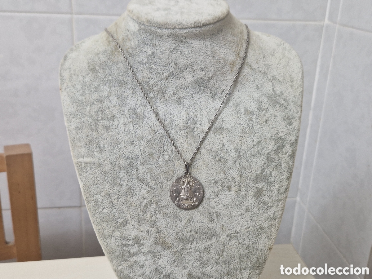 Joyeria: MEDALLA ANTIGUA DE PLATA VIRGEN - Foto 5