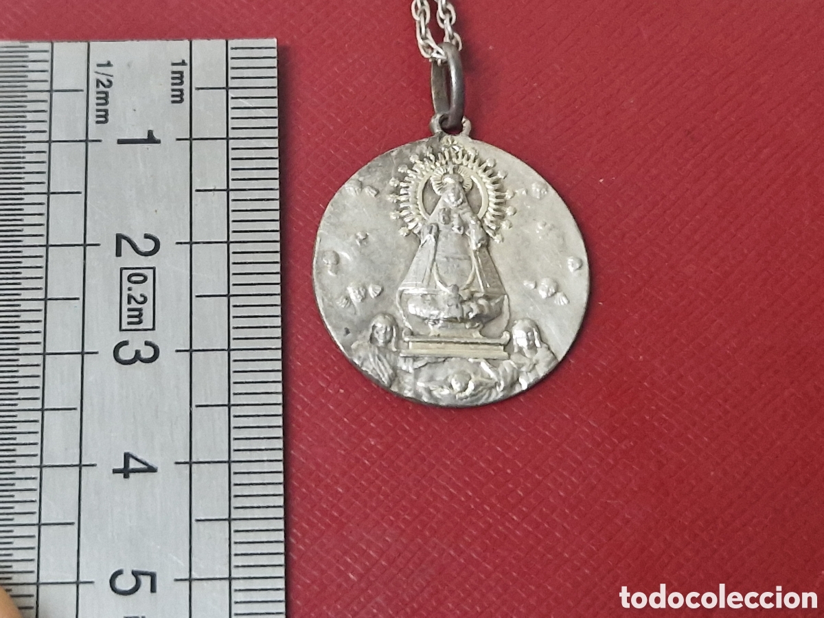 Joyeria: MEDALLA ANTIGUA DE PLATA VIRGEN - Foto 6