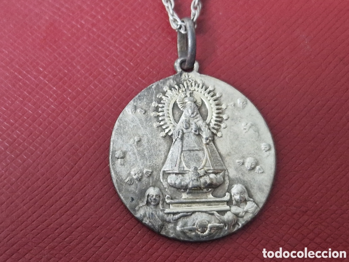 Joyeria: MEDALLA ANTIGUA DE PLATA VIRGEN - Foto 7