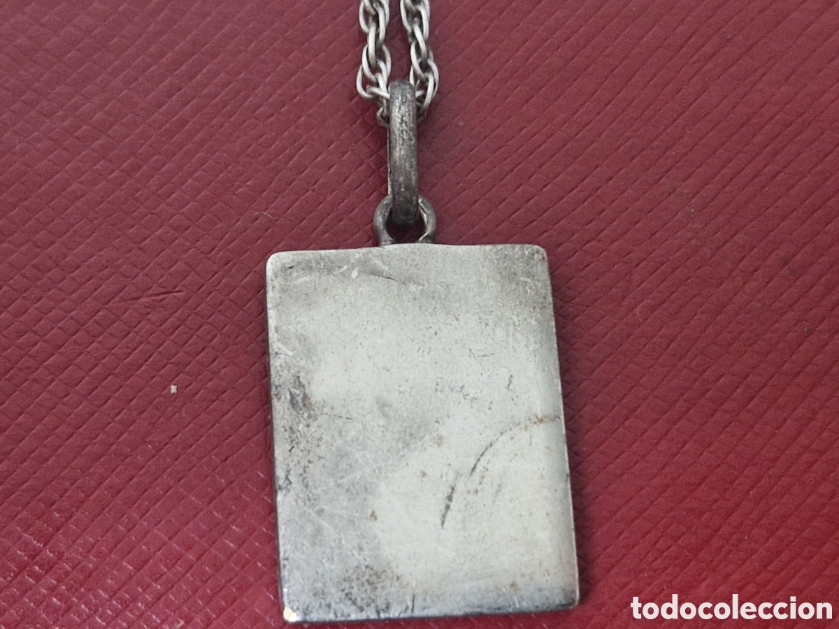 Joyeria: MEDALLA ANTIGUA PLATA Y NACAR - Foto 3