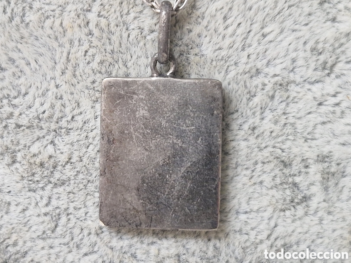 Joyeria: MEDALLA ANTIGUA PLATA Y NACAR - Foto 7