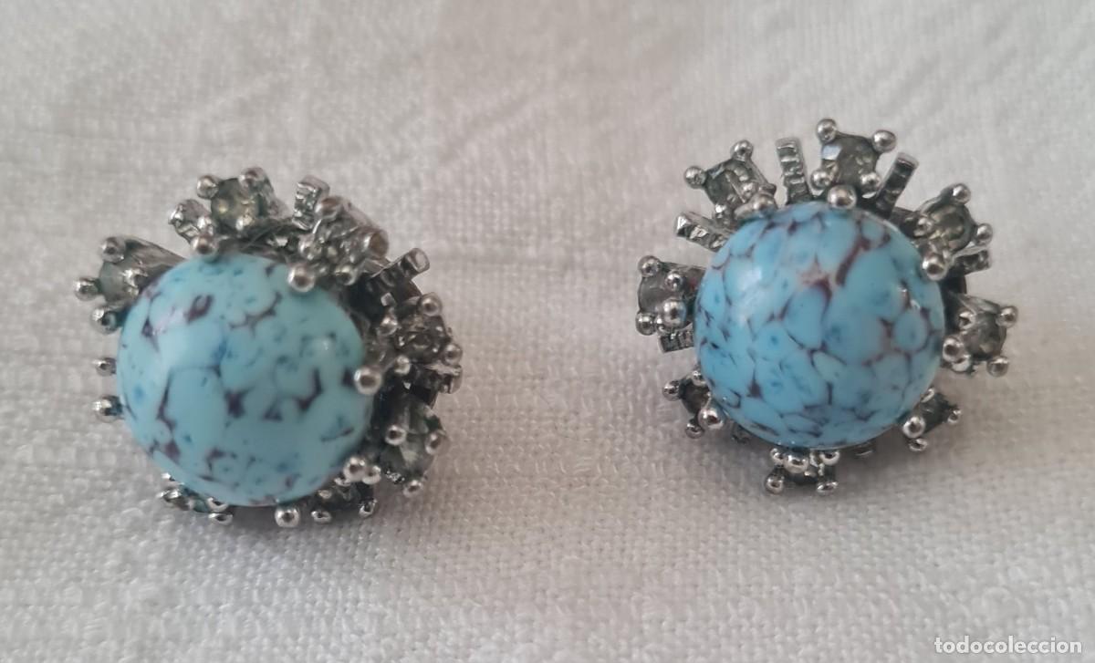 Joyeria: PENDIENTES ANTIGUOS TURQUESA VINTAGE - Foto 3