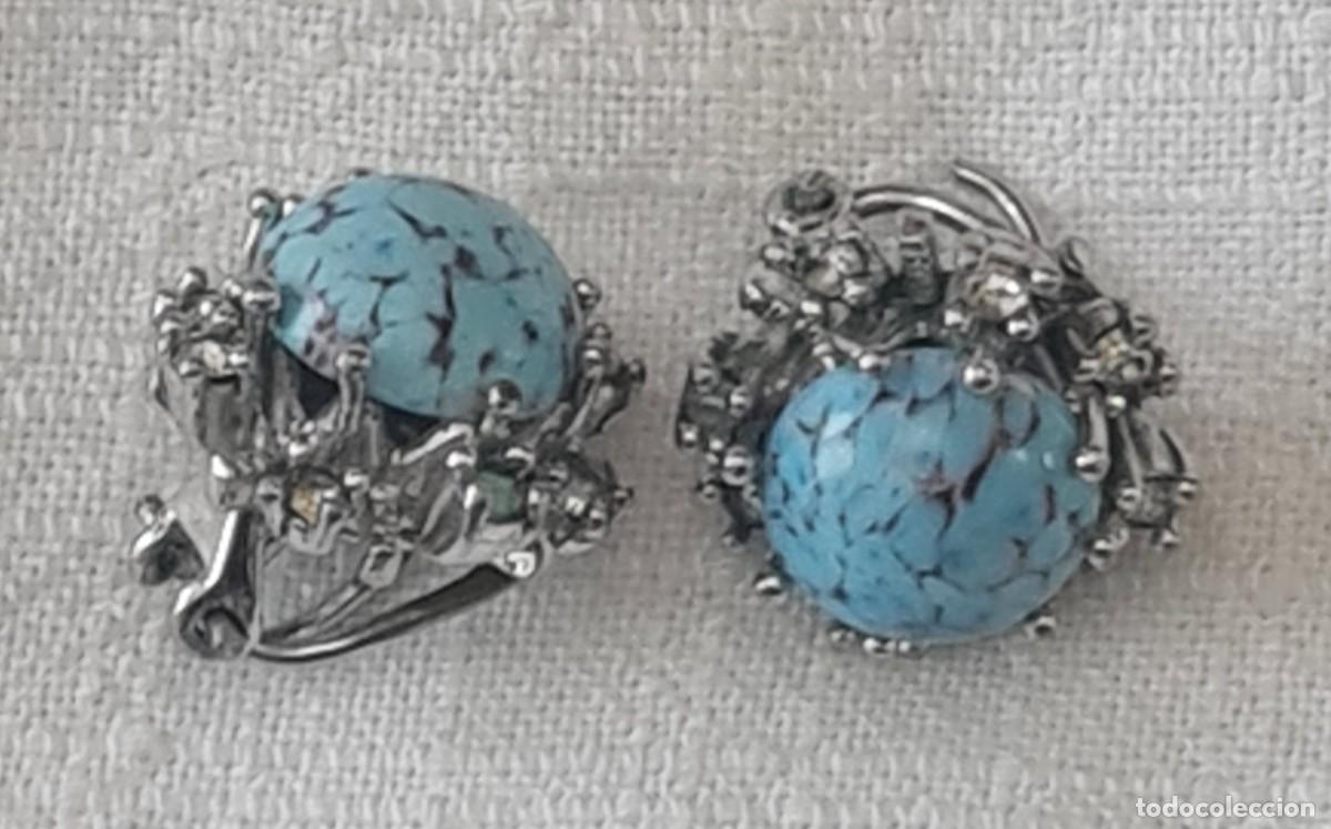 Joyeria: PENDIENTES ANTIGUOS TURQUESA VINTAGE - Foto 1