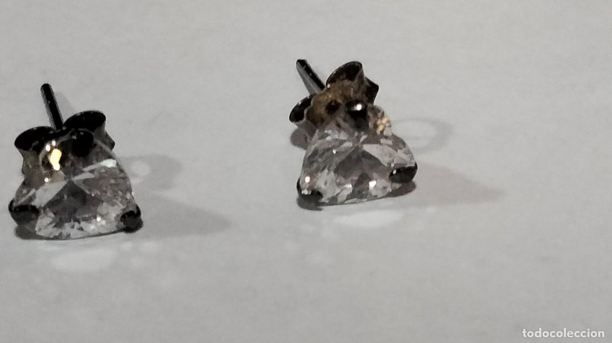 Joyeria: bonitos pendientes de plata con circonitas - Foto 2
