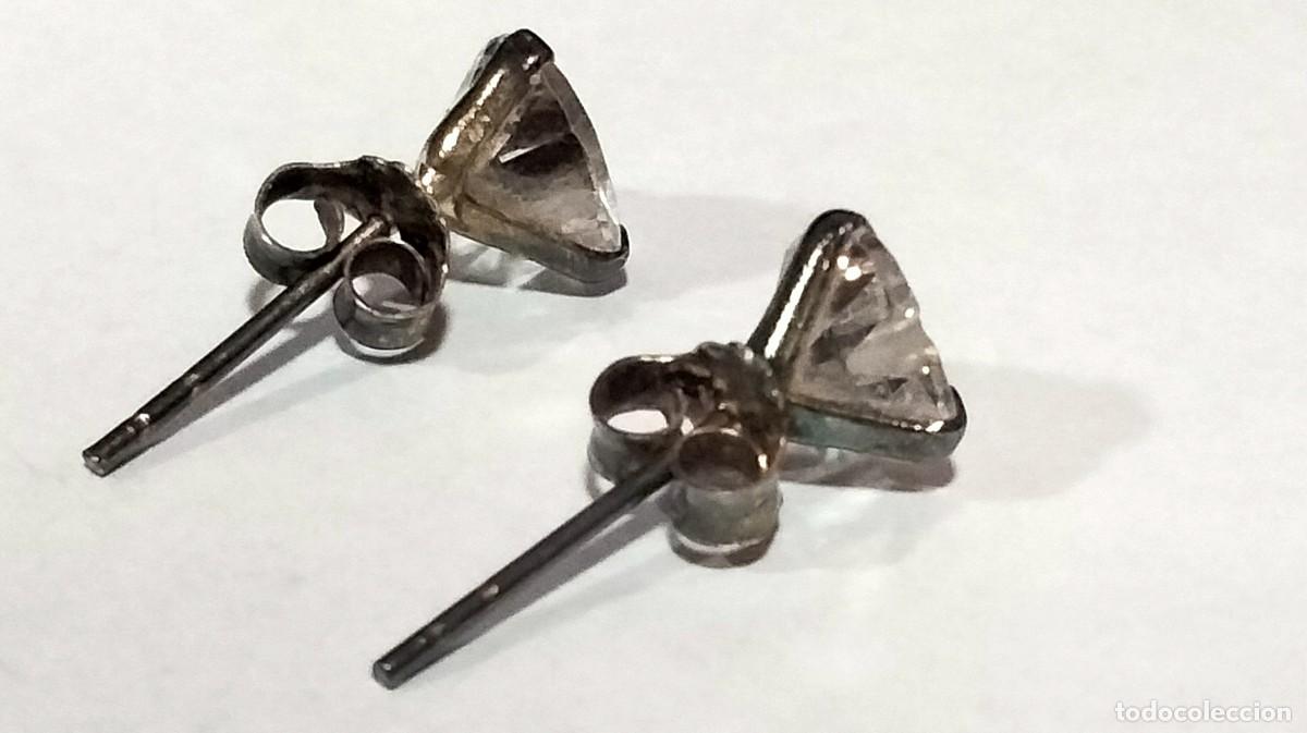 Joyeria: bonitos pendientes de plata con circonitas - Foto 3