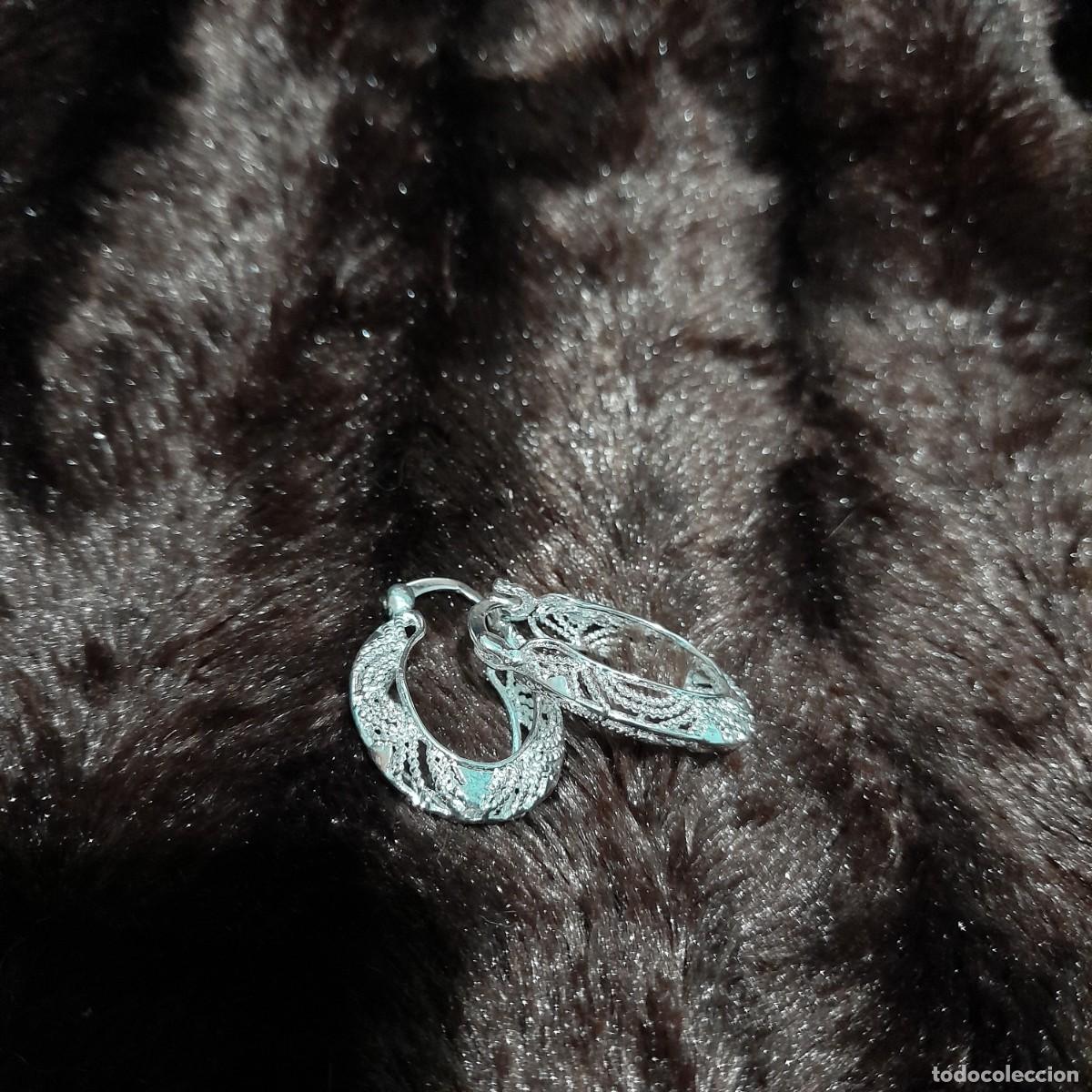 Joyeria: PENDIENTES CHAPADOS PLATA DE ARO - Foto 7