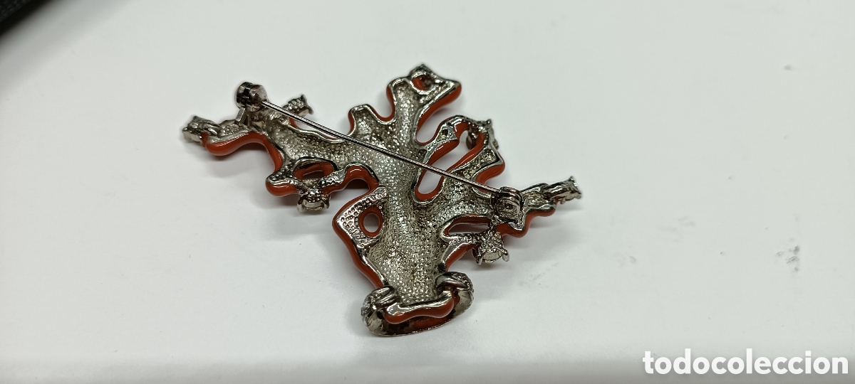 Joyeria: Broche vintage en forma de coral - Foto 2