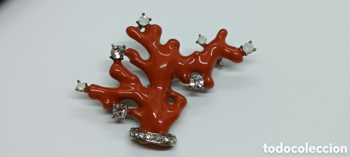 Joyeria: Broche vintage en forma de coral - Foto 1