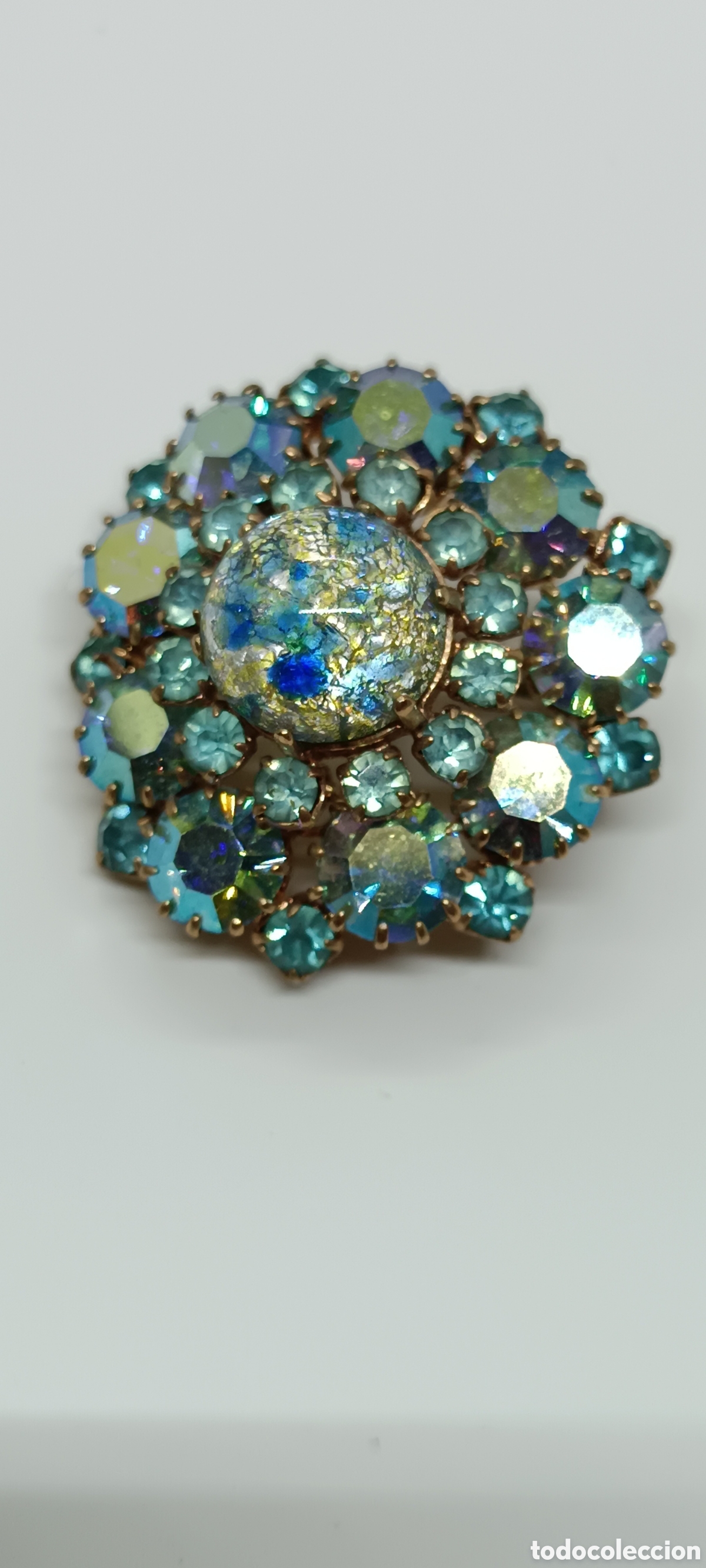 Joyeria: Broche vintage , cristal strass - Foto 1