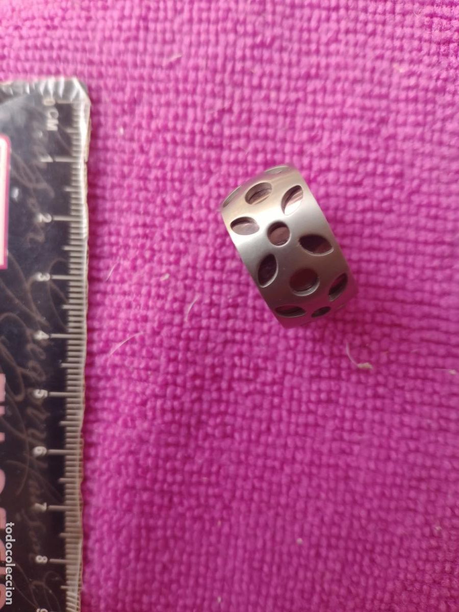Joyeria: Anillo de acero de marca LISKA a estrenar - Foto 2