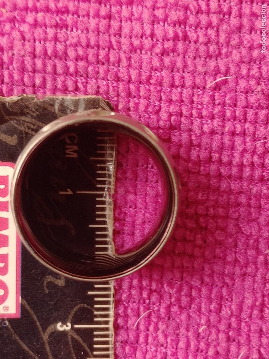 Joyeria: Anillo de acero de marca LISKA a estrenar - Foto 3