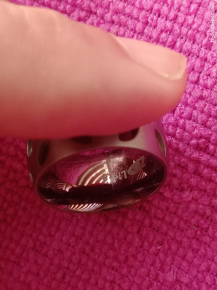Joyeria: Anillo de acero de marca LISKA a estrenar - Foto 4