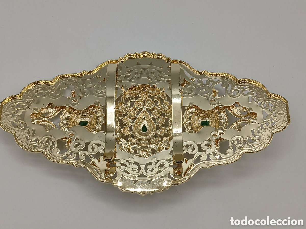Joyeria: Hebilla lat&oacute;n dorado y pedreria - Foto 7