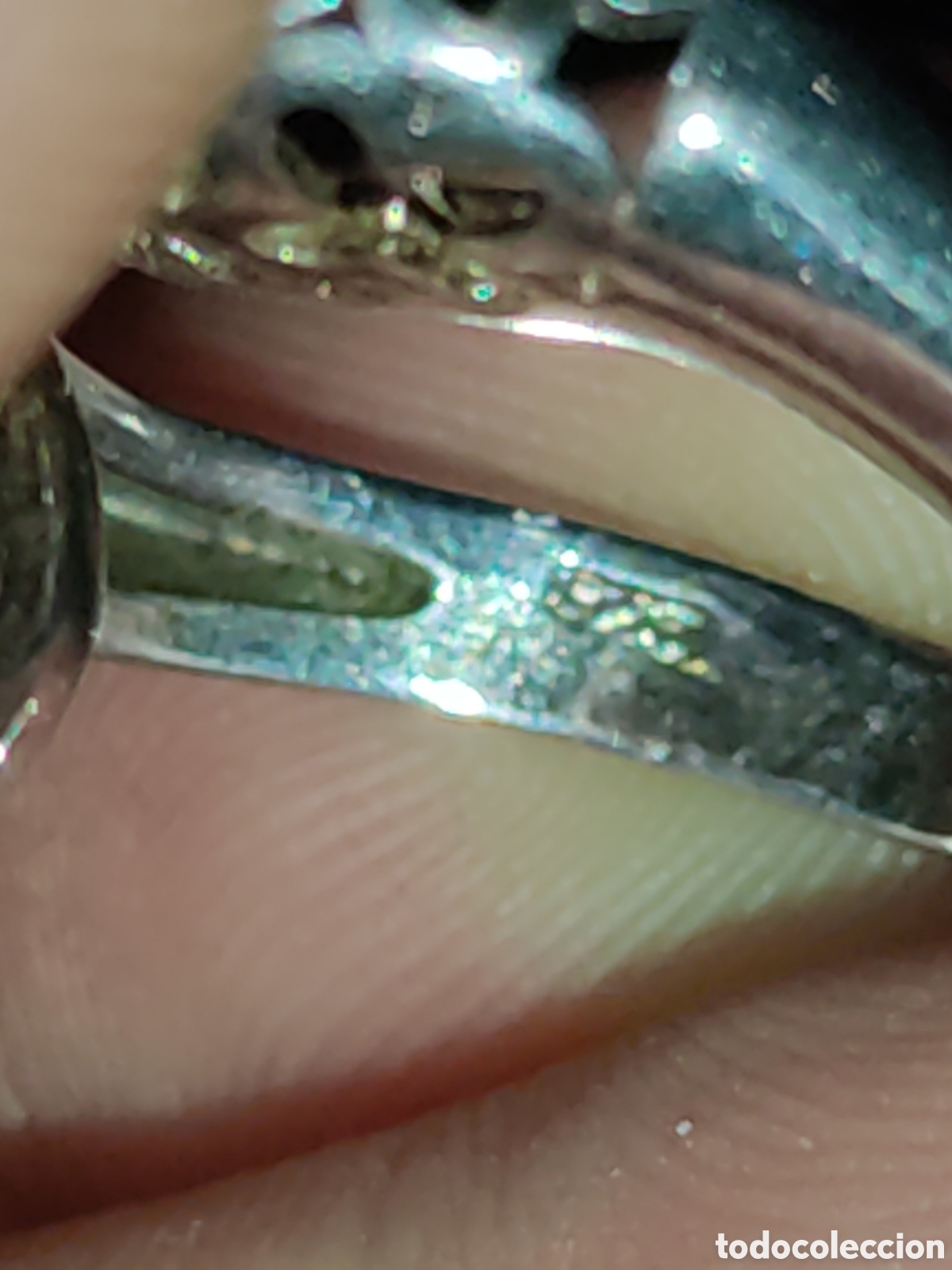 Joyeria: Anillo calado de plata contrastada 925. - Foto 4