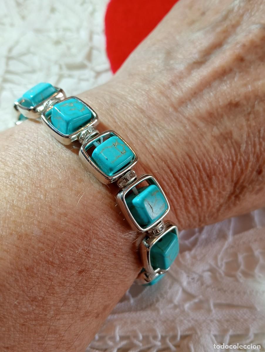 Joyeria: PRECIOSA PULSERA DE TURQUESA NATURAL (SIN USAR) - Foto 3