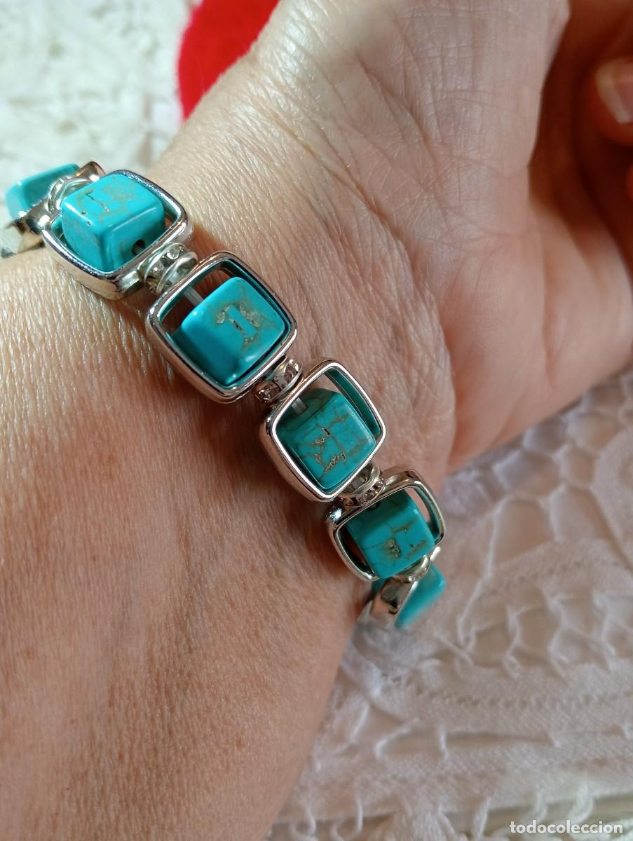 Joyeria: PRECIOSA PULSERA DE TURQUESA NATURAL (SIN USAR) - Foto 5