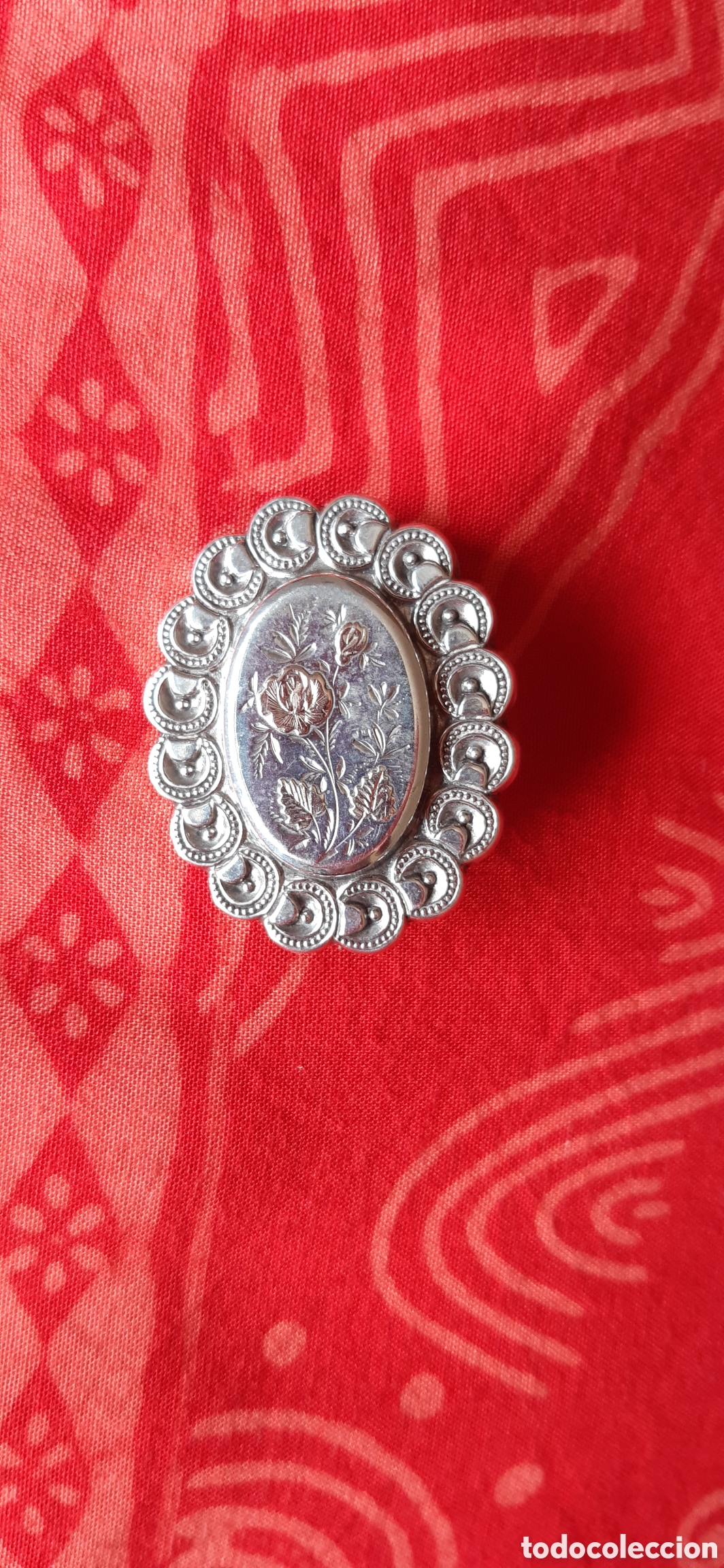 Joyeria: Importante Broche antiguo de plata. - Foto 1