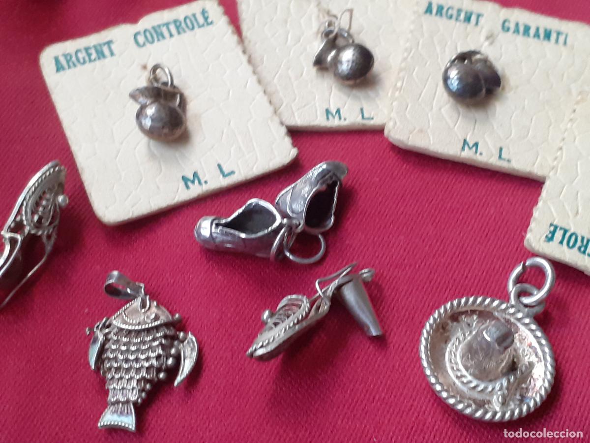 Joyeria: 11 colgantes de plata para pulsera - Foto 1