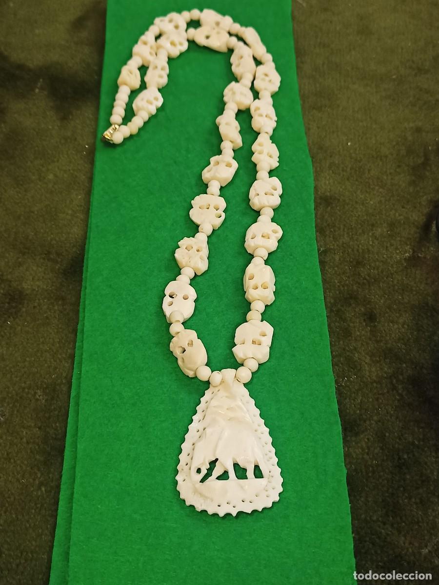 Joyeria: Collar en hueso tallado.REF-2869 - Foto 1