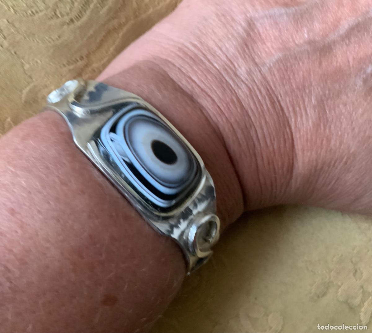 Joyeria: PULSERA BRAZALETE PLATA Y CRISTAL - Foto 4