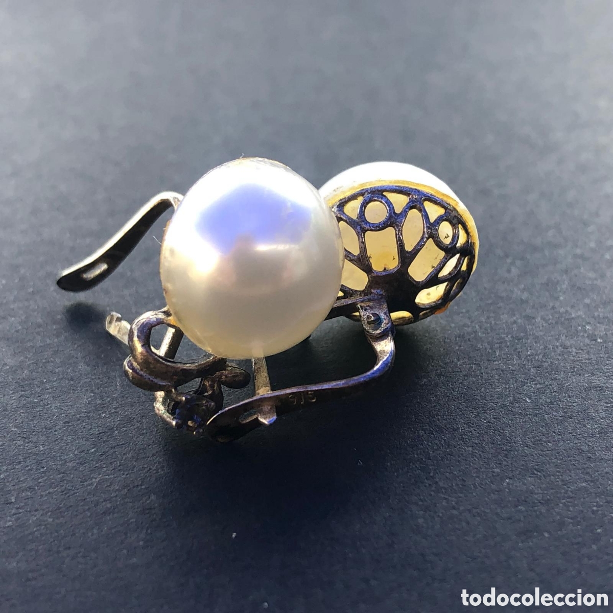 Joyeria: ANTIGUOS PENDIENTES DE PLATA PRECIOSOS - Foto 1