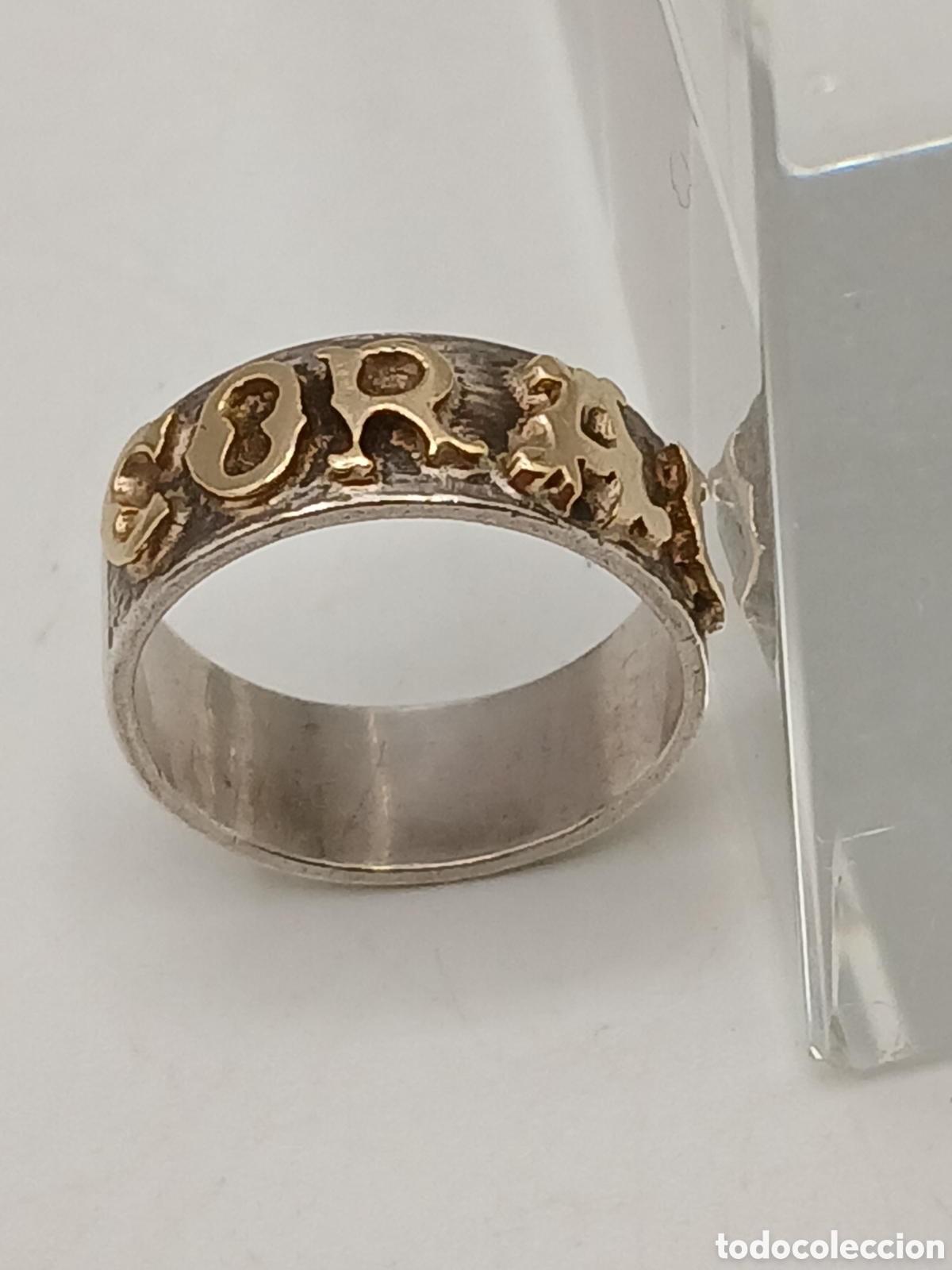 Joyeria: Anillo plata 925mls y oro 18quilates - Foto 4