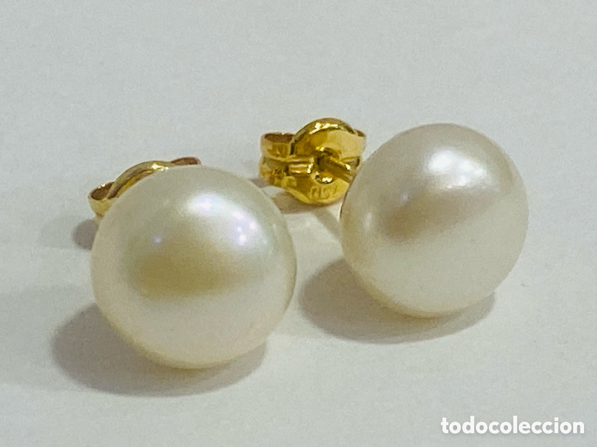 Joyeria: Pendientes Perla y Oro 18K - Foto 2