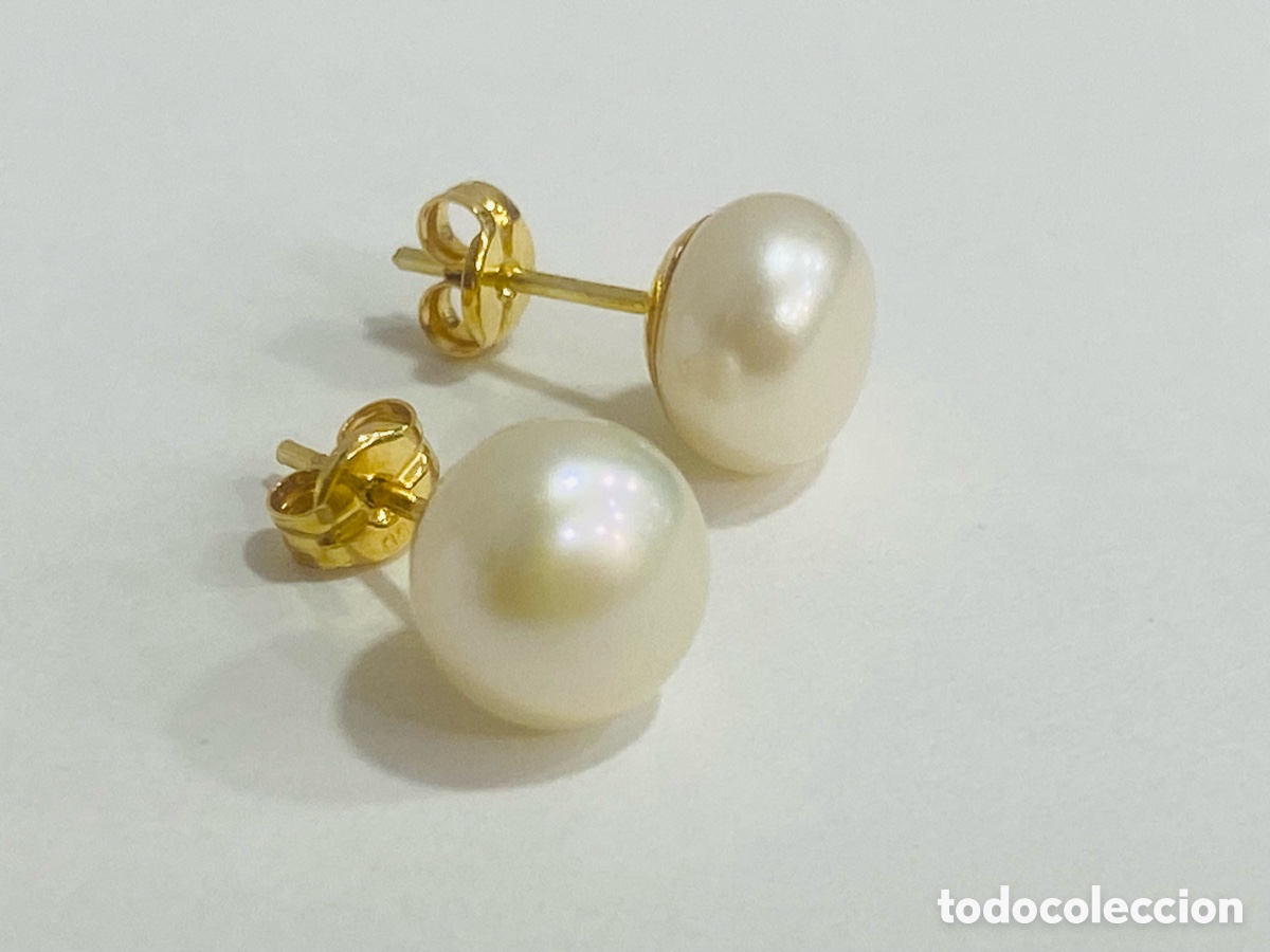 Joyeria: Pendientes Perla y Oro 18K - Foto 3